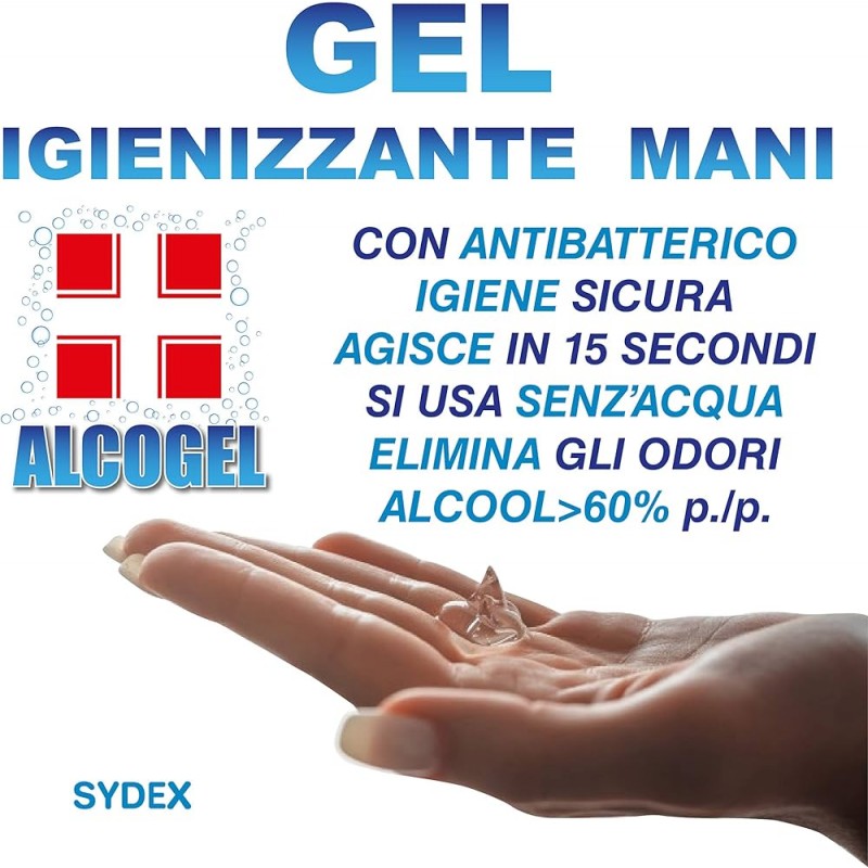 Gel antibatterico Alcogel